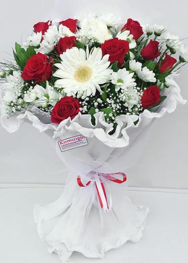 Buket (Gerbera Papatya Gül)